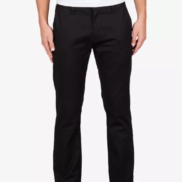 NWT Mens Volcom Frickin Modern Pants MSRP $65 Black - Picture 1 of 7